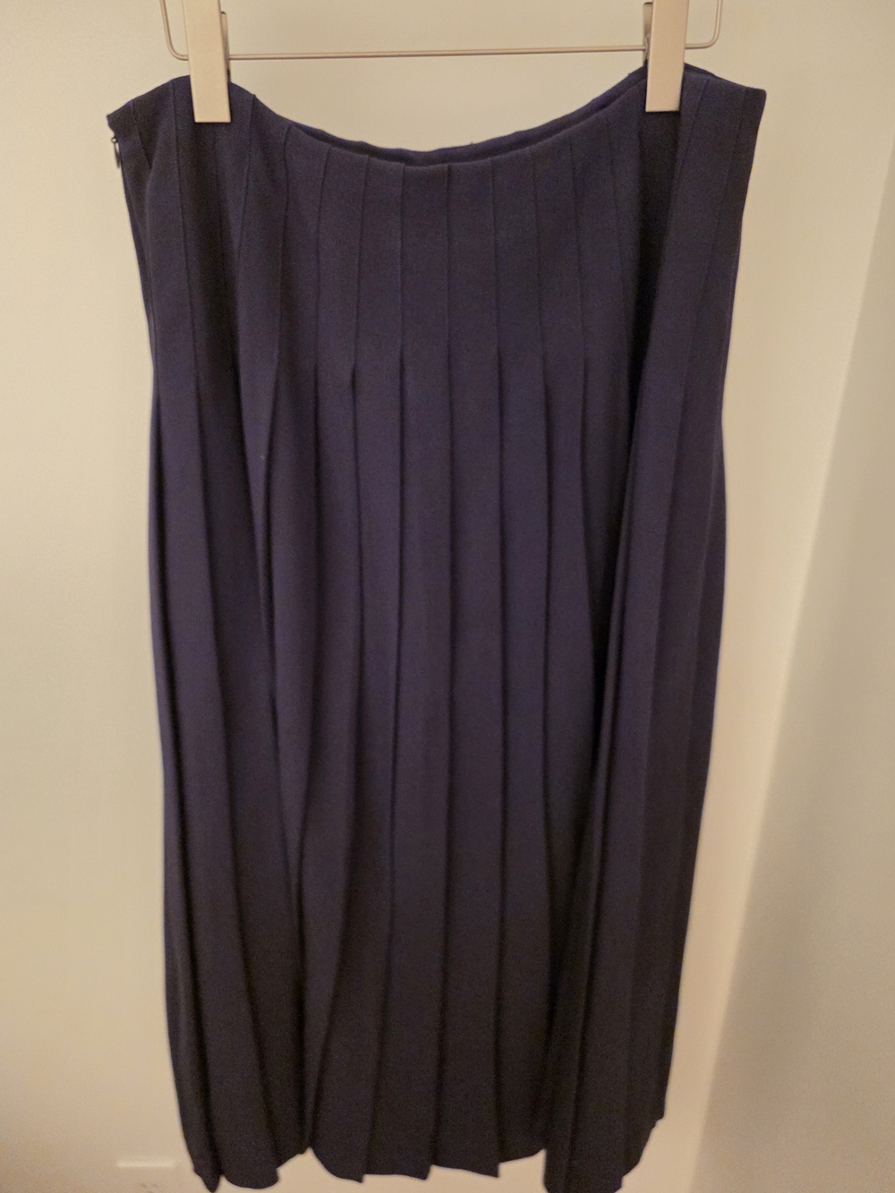 MNM Fashion Navy Pleated Maxi Skirt